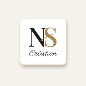 Magnet carré personnalisé avec un logo d’entreprise – NS Création